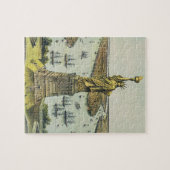 Die große Bartholdi-Statue, Freiheitsstatue Puzzle (Horizontal)
