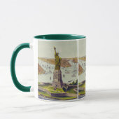 Die große Bartholdi-Statue, Freiheitsstatue Tasse (Links)