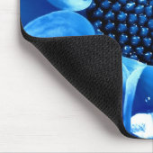 Die große blaue Blume Mousepad (Ecke)