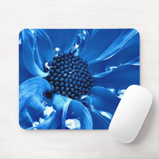 Die große blaue Blume Mousepad (Mit Mouse)