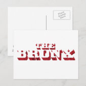 Die große Briefkarte der Bronx Postkarte (Vorne/Hinten)