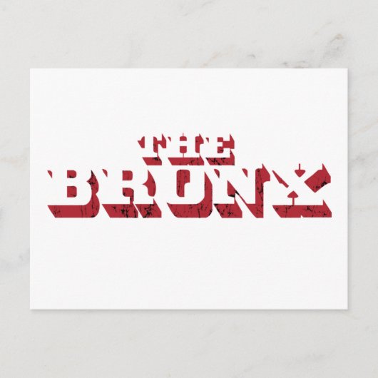 Die große Briefkarte der Bronx Postkarte (Vorderseite)