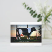 DIE GROSSE COW - ASHBURN, GEORGIEN POSTKARTE (Stehend Vorderseite)