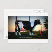 DIE GROSSE COW - ASHBURN, GEORGIEN POSTKARTE (Vorne/Hinten)
