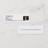 die große d-Zonenkarte Mini Visitenkarte (Vorne/Hinten)