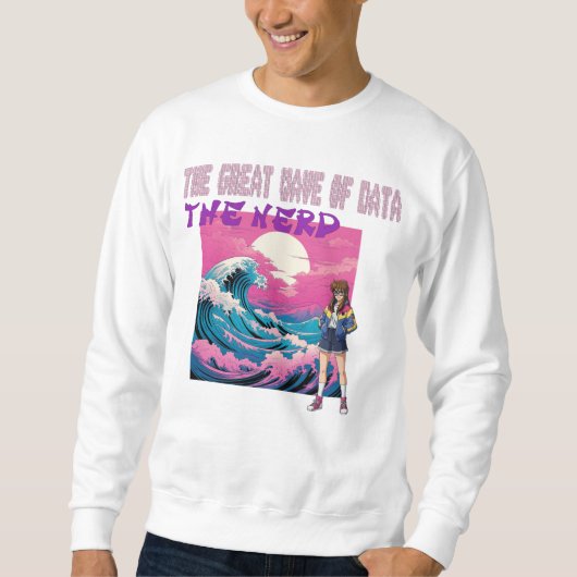 Die große Datenwelle Sweatshirt (Vorderseite)