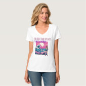 Die große Datenwelle T-Shirt (Vorderseite Vollansicht)