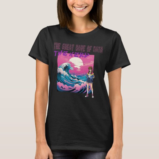 Die große Datenwelle T-Shirt (Vorderseite)