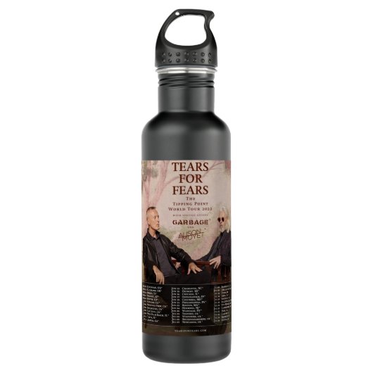 Die große Design-Pop-Musikband für Fan Rock Edelstahlflasche (Vorderseite)