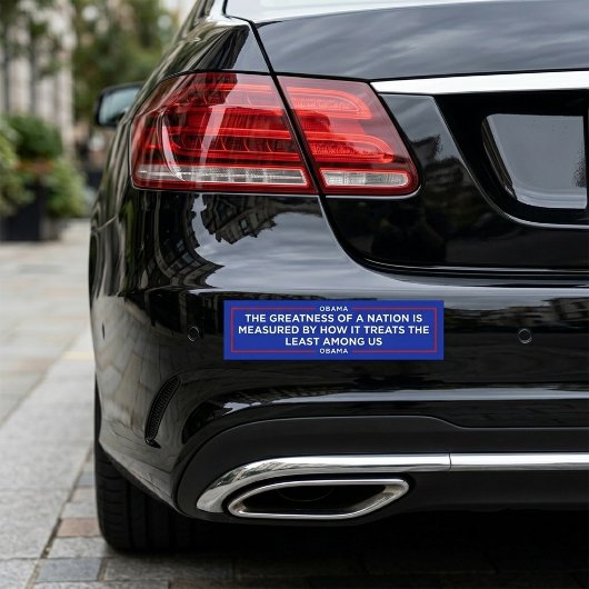 Die Größe einer Nation Autoaufkleber