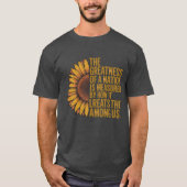 DIE GRÖSSE EINER NATION WIRD DURCH DIE ART UND WEI T-Shirt (Vorderseite)