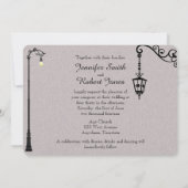 Die große, einfache Einladung zur Hochzeit (Rückseite)