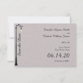 Die große einfache Hochzeit rettet das Datum Save The Date (Vorderseite)