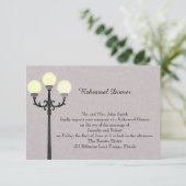 Die große einfache Hochzeits-Probe Einladung (Stehend Vorderseite)