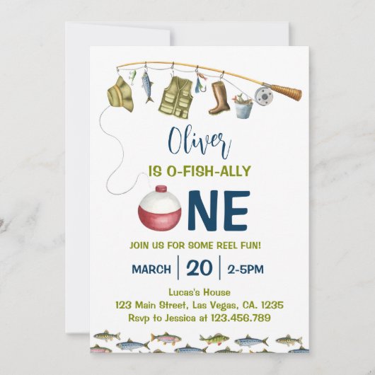 Die große Einladung zum 1. Geburtstag (Vorderseite)