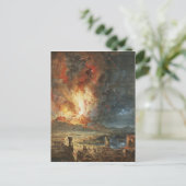 Die große Eruption des Vesuvs Postkarte (Stehend Vorderseite)