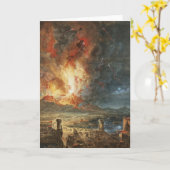 Die große Eruption vom Vesuv Karte (Gelbe Blume)