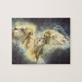 Die große Eule Puzzle (Horizontal)