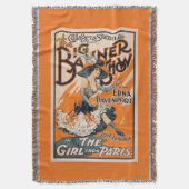 Die große Fahnen-Show "das Mädchen von Paris " Decke (Vorderseite Vertikal)