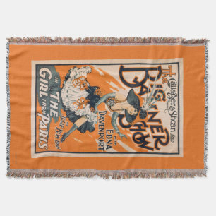 Die große Fahnen-Show "das Mädchen von Paris " Decke