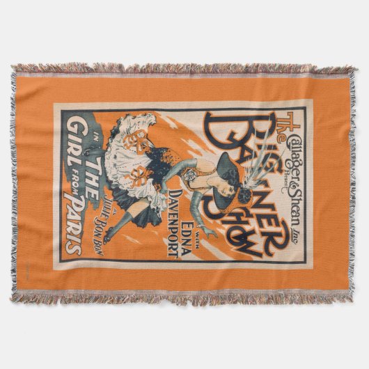 Die große Fahnen-Show "das Mädchen von Paris " Decke (Vorderseite)