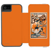 Die große Fahnen-Show "das Mädchen von Paris " Incipio iPhone Geldbeutel-Hülle (Folio Geöffnet)