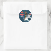 Die große Flucht - Bärenhaie-Kavallerie Runder Aufkleber (Tasche)