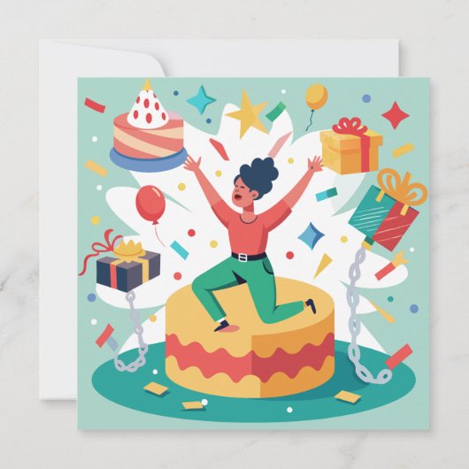 Die große Flucht Einladung (Rückseite)