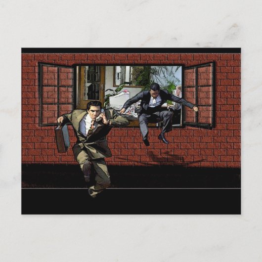 Die große Flucht Postkarte (Vorderseite)