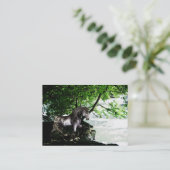 Die große Flussdividende Mini Print Visitenkarte (Stehend Vorderseite)