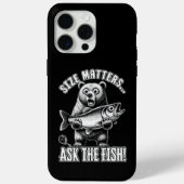 Die Größe frage den Fisch Case-Mate iPhone Hülle (Rückseite)