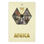 Die große Fünf-Afrika-Mini-Zwischenablage Mini Klemmbrett (Rückseite)