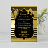 Die große Gatsby-Inspiration Folieneinladung (Stehend vorne)