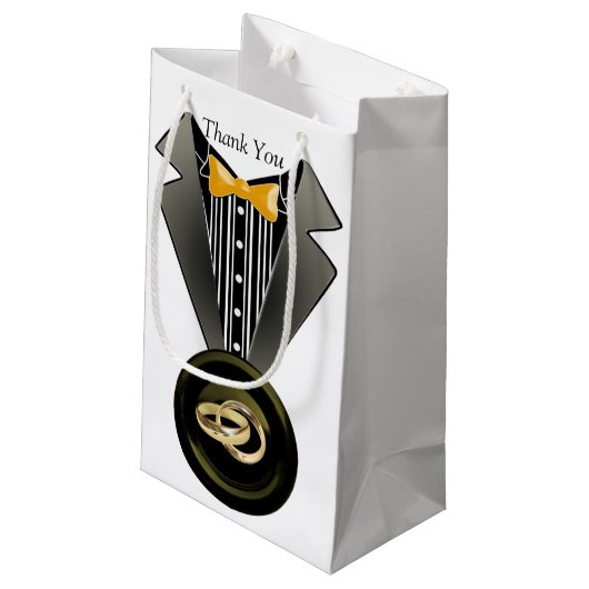 Die große Gatsby Inspiration Geschenktasche Kleine Geschenktüte (Rückseite Schrägansicht)