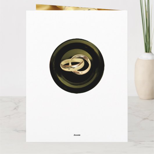 Die große Gatsby-Inspiration Save the Date Karte (Rückseite)