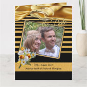 Die große Gatsby-Inspiration Save the Date Karte (Vorderseite)