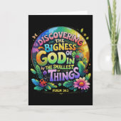 Die Größe Gottes entdecken - Vergrößert Vbs 2025 Karte (Vorderseite)