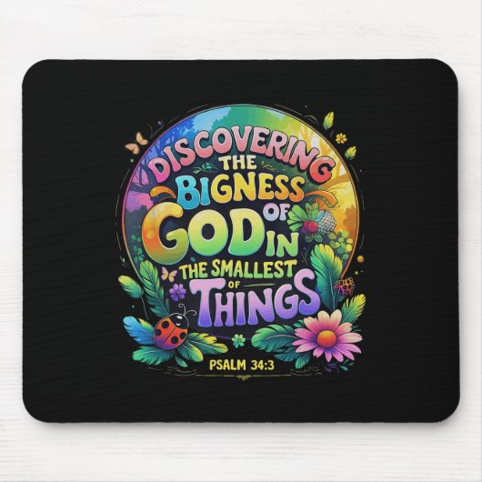 Die Größe Gottes entdecken - Vergrößerte VBS 2025 Mousepad (Vorne)