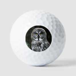 Die große graue Eule durch die Gbcnm Golfball