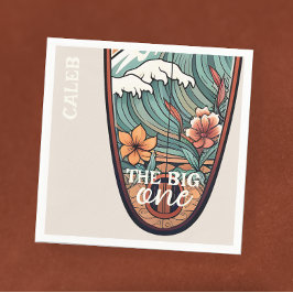 Die große hawaiianische Surfart ist die erste Gebu Serviette