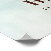 Die große Hirsche erste Jagd 1. Geburtstag Poster (Ecke)