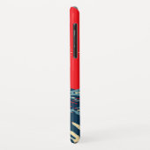 Die große Hokusai-Welle im farbenfrohen Stil Case-Mate iPhone Hülle (Hinten/Links)