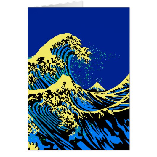 Die große Hokusai-Welle im Pop Art Deco (Vorne)