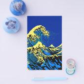 Die große Hokusai-Welle im Pop Art Deco Flyer (Einzeln)