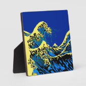 Die große Hokusai-Welle im Pop Art Deco Fotoplatte (Vorderseite)