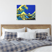 Die große Hokusai-Welle im Pop Art Deco Leinwanddruck (Insitu (Schlafzimmer))