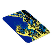 Die große Hokusai-Welle im Pop Art Deco Magnet (Rechte Seite)