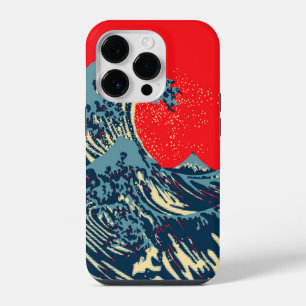 Die große Hokusai-Welle im Stil der Hope Art iPhone 14 Pro Hülle