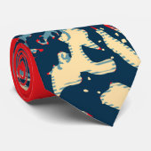 Die große Hokusai-Welle im Stil der Hope Art Krawatte (Gerollt)