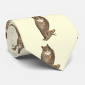 Die Große Hornschale (Bubo virginianus) Krawatte (Gerollt)